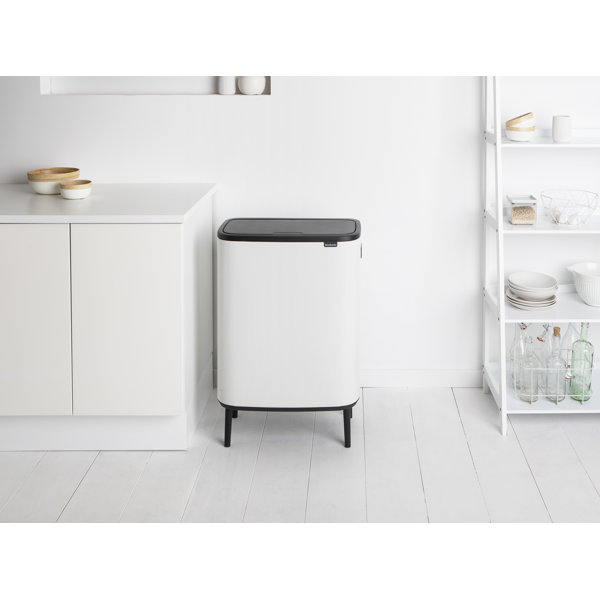 Brabantia Bo Hi 30 Steel 60 Litre Touch TopMulti Compartments Rubbish